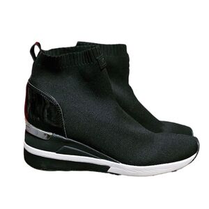 MICHAEL Michael Kors Black Sklar Sneaker Booties